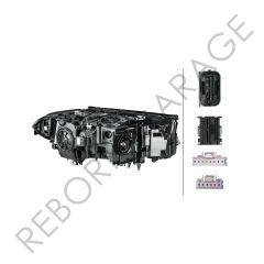 BMW G30 Far Sol Led Icon Light Oem 63117214961