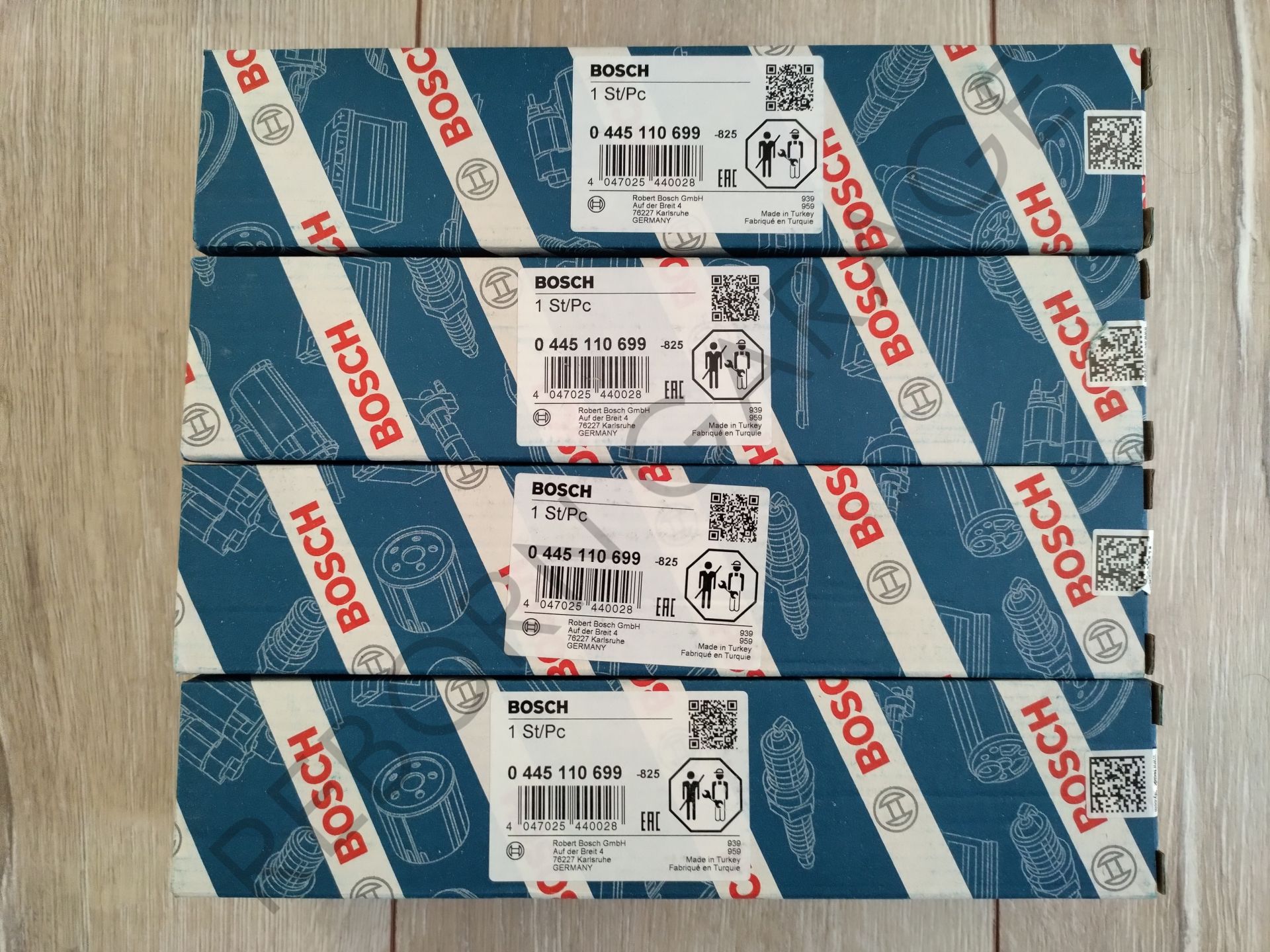 0445110699 Toyota Auris 1.4 D-4D Dizel Enjektör 236700N050 236700W020